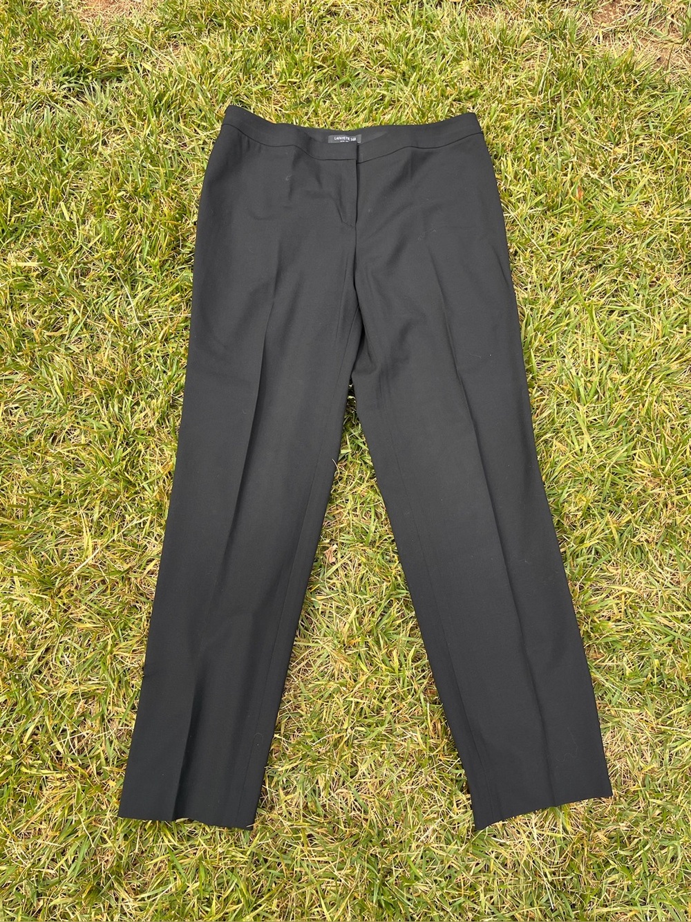 Lafayette 148 New York "Classic Wool Blend Trousers" - size 12